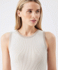 RIPE Noa Rib Knit Nursing Dress (Natural/Taupe) from Tiffany Rose