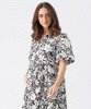 RIPE Nahla Linen Dress (Black/White) from Tiffany Rose