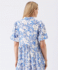 RIPE Nahla Linen Dress (Royal/White) from Tiffany Rose