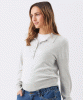 RIPE Piper Polo Nursing Knit (Silver Marle) from Tiffany Rose