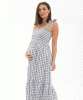 Phoebe Smocked Maternity Dress by Tiffany Rose