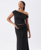 RIPE Rhi Mock Wrap Skirt (Black) from Tiffany Rose
