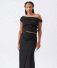 RIPE Rhi Off Shoulder Top (Black) from Tiffany Rose