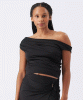 RIPE Rhi Off Shoulder Top (Black) from Tiffany Rose