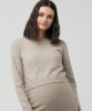 Umstands- und Strickpullover Sandy Zwei in Einem (Latte) by Tiffany Rose