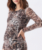 Savannah Mesh Dress (Latte) by Tiffany Rose