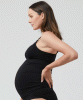 Seamless Maternity and Nursing Vest (Black) by Tiffany Rose