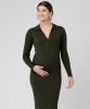 Sammy Knit Polo Maternity Dress (Ivy) by Tiffany Rose