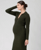 Sammy Knit Polo Maternity Dress (Ivy) by Tiffany Rose