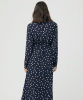 Spot Shirt Maternity Dress (Navy and White) by Tiffany Rose