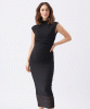Thurley Mesh Dress (Black) by Tiffany Rose