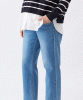 RIPE Teddy Straight Jean (Classic Blue) from Tiffany Rose