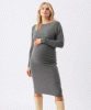 RIPE Tobie Off Shoulder Knit Dress (Charcoal Marle) from Tiffany Rose