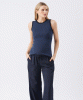 RIPE Tamara Satin Pull-On Pant (Midnight) from Tiffany Rose