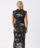Vella Mesh Dress (Black) by Tiffany Rose
