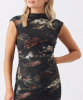 Vella Mesh Dress (Black) by Tiffany Rose