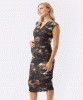 Vella Nursing Dress (Black) by Tiffany Rose