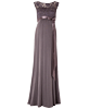 Valencia Maternity Gown Long Charcoal by Tiffany Rose