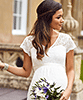 Vanessa Maternity Wedding Gown Long Ivory by Tiffany Rose