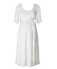 Kurzes Schwangerschafts-Brautkleid Verona Elfenbein / Weiß by Tiffany Rose