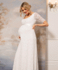 Verona Maternity Wedding Gown Ivory White by Tiffany Rose