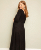 Vivian Maternity & Nursing Dress Sparkle Black by Tiffany Rose