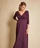 Robe de Grossesse Willow Longue Prune by Tiffany Rose