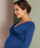 Willow Maternity Gown Imperial Blue by Tiffany Rose