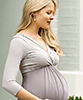 Willow Maternity Dress Almond Truffle by Tiffany Rose