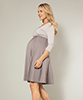 Willow Maternity Dress Almond Truffle by Tiffany Rose