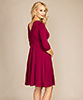 Willow Maternity Dress (Burgundy) by Tiffany Rose