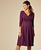Willow Umstandskleid kurz in Pflaume by Tiffany Rose