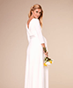 Willow Gravid Bröllopsklänning Lång Elfenben by Tiffany Rose