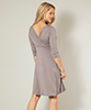 Willow Maternity and Nursing Dress Taupe Grey by Tiffany Rose