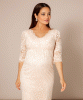 Rosie Lace Maternity Dress Pearl Blush by Tiffany Rose