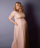 Alaska Plus Size Maternity Chiffon Wedding Gown by Tiffany Rose