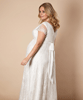 Eden Lace Plus Size Gown Long Ivory by Tiffany Rose