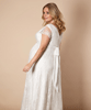 Umstandsbrautkleid Eden lang in plus size Elfenbein by Tiffany Rose