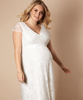 Eden Lace Plus Size Gown Long Ivory by Tiffany Rose