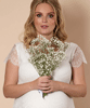 Kristin Gravid Bröllopsklänning Kort i plusstorlek Elfenbenvit by Tiffany Rose