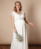 Kristin Gravid Bröllopsklänning Lång i plusstorlek Elfenbensvit by Tiffany Rose