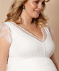 Kristin Plus Size Maternity Wedding Gown Long Ivory White by Tiffany Rose