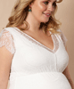 Robe de Mariée Maternité Kristin Plus Size Blanc Ivoire by Tiffany Rose