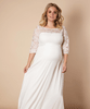 Lucia Plus Size Maternity Wedding Gown Long Ivory White by Tiffany Rose