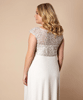 Mia Plus Size Maternity Wedding Gown in Ivory by Tiffany Rose