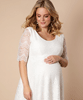 Robe de Mariée Maternité Verona Plus Size Blanc Ivoire by Tiffany Rose