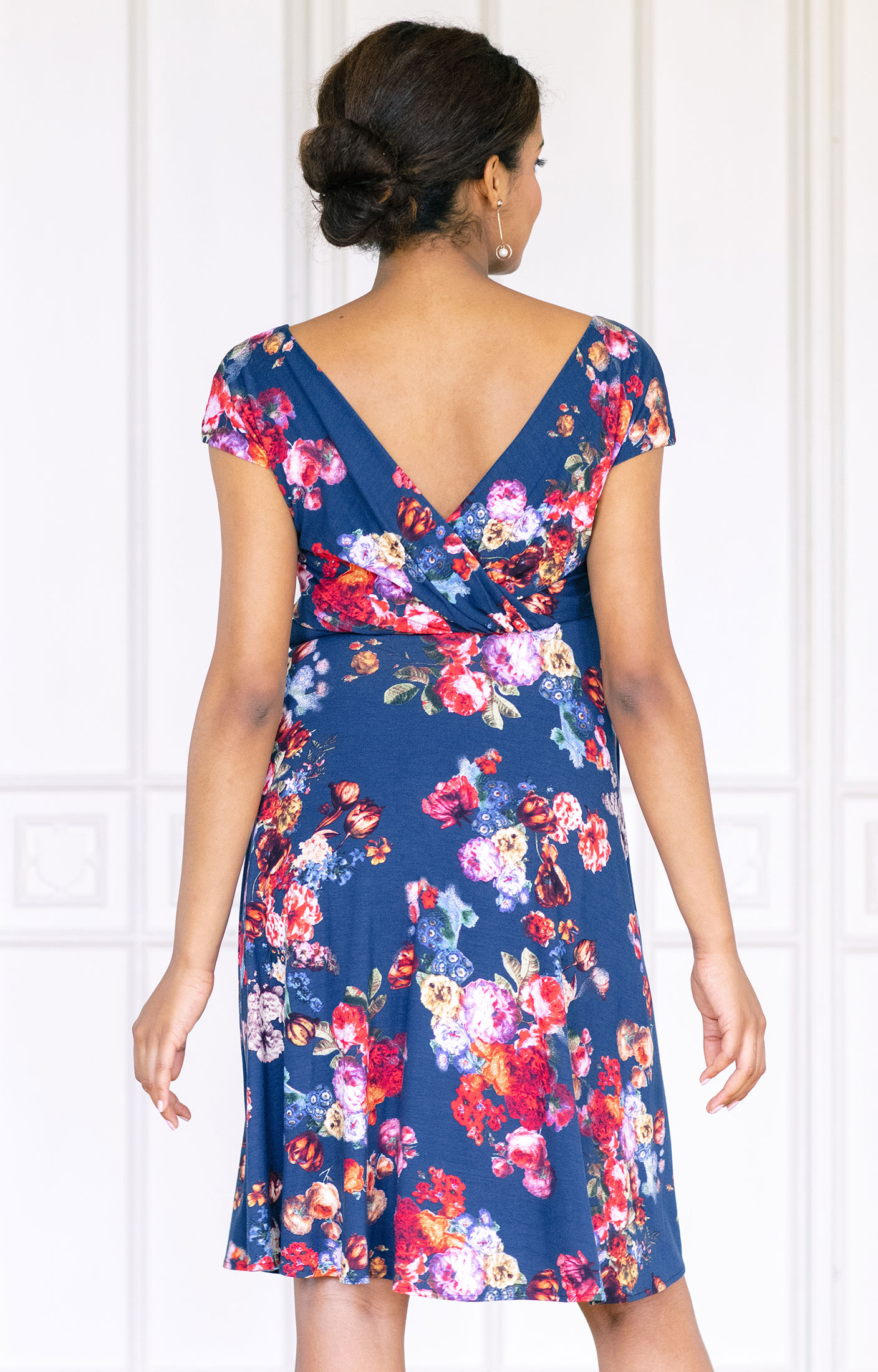 Made in USA My Bump Women's Floral Maternity Dress 