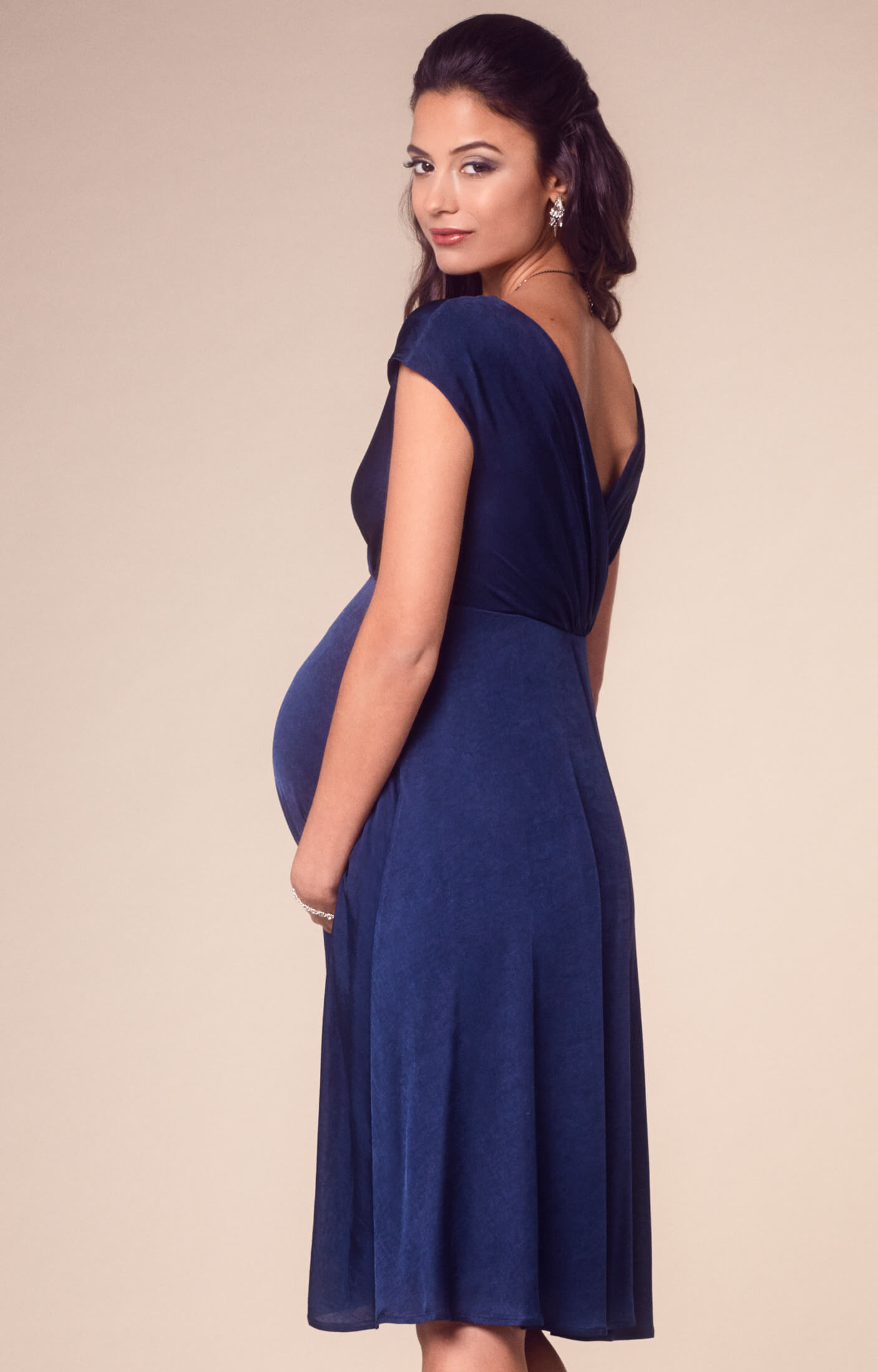 Alessandra Maternity Dress Short Navy - Maternity Wedding Dresses ...