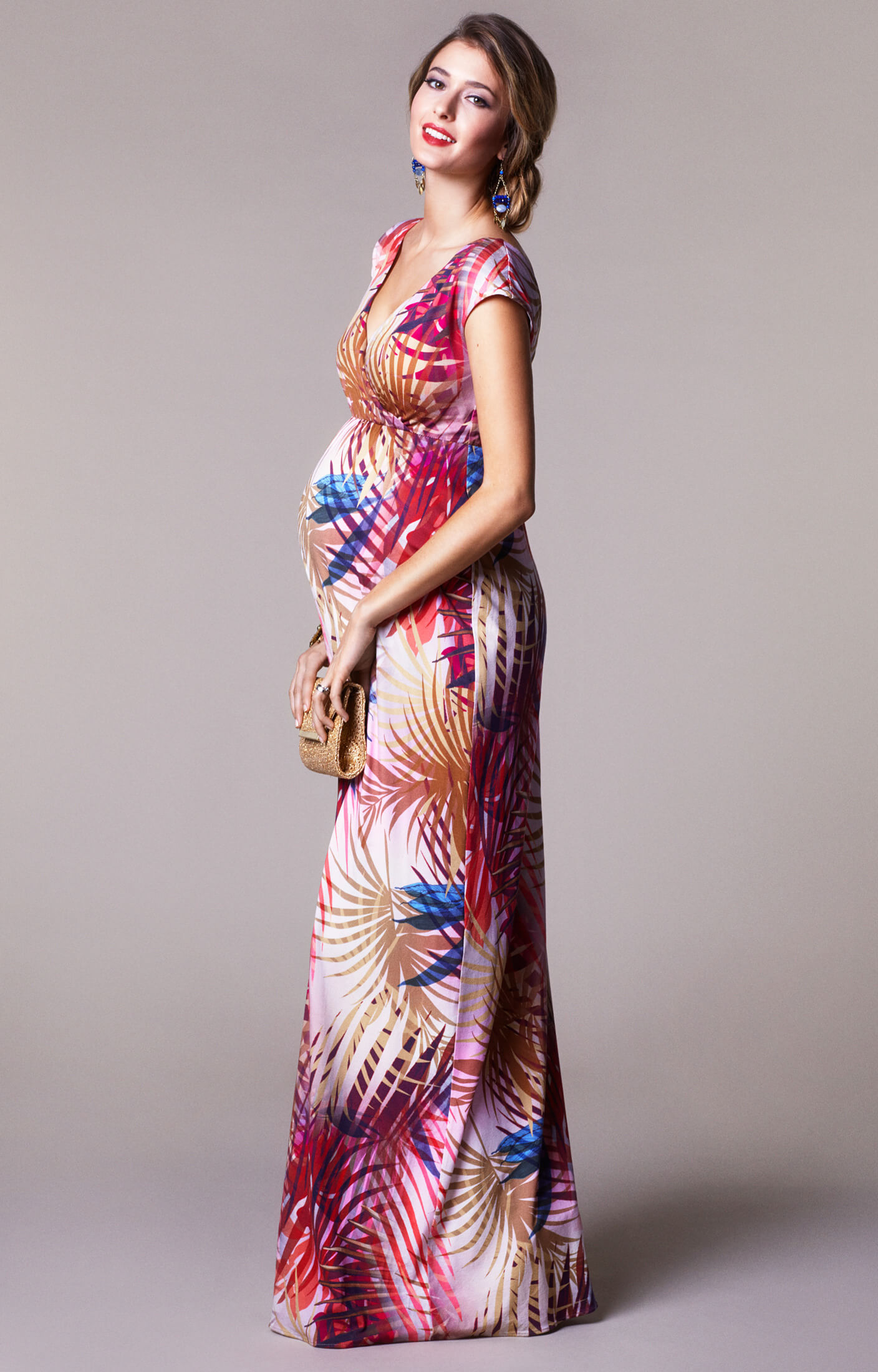 Alana Maternity Maxi Dress Hot Tropics - Maternity Wedding Dresses ...