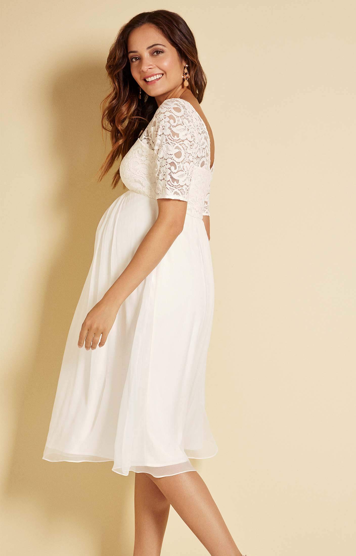 Alaska Plus Size Maternity Silk Chiffon Wedding Gown